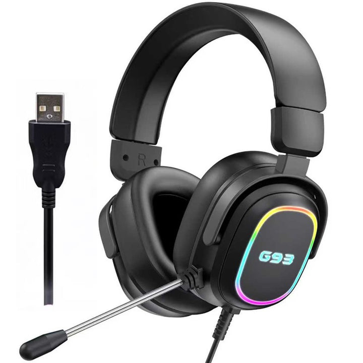 Gaming-Headset mit Rgb-Hintergrundbeleuchtung und Bequemer Polsterung Karnz