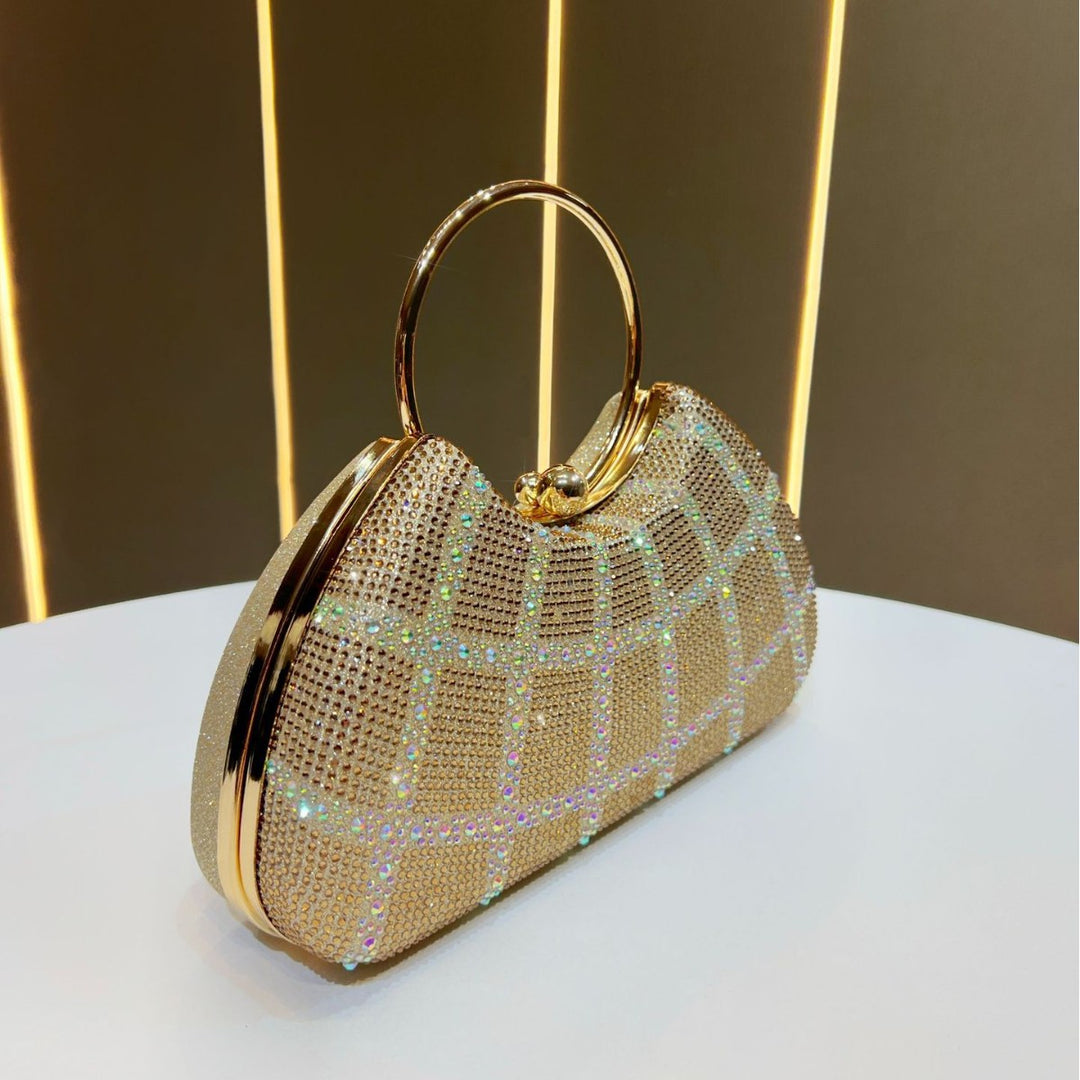 Rhinestone-besetzte Abendhandtasche