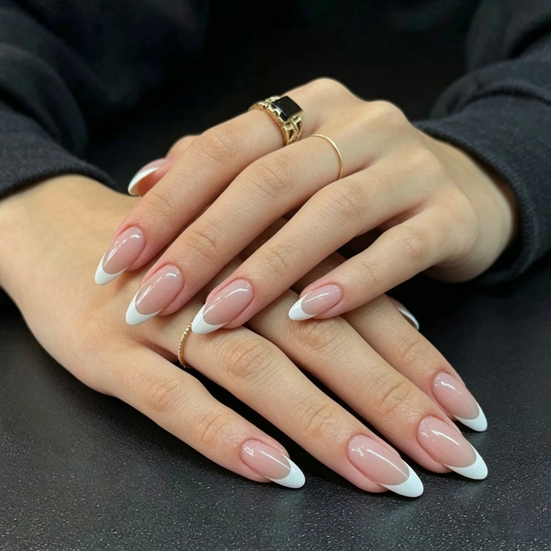 Elegante französische Spitze Acryl-Nagelverstärkungen Karnz 1789915431