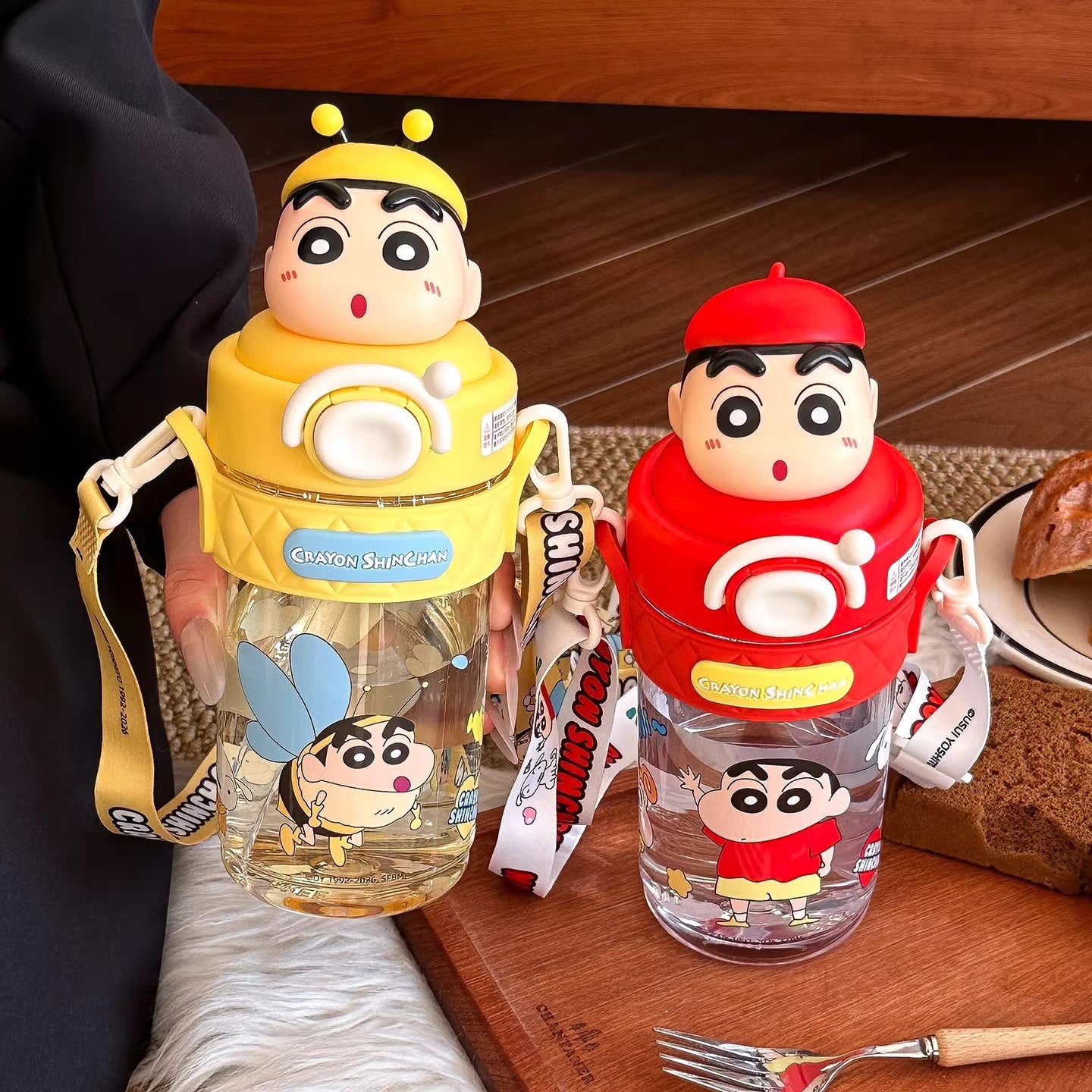 Damen Kinder-Trinkflasche mit Anhänger Karnz
