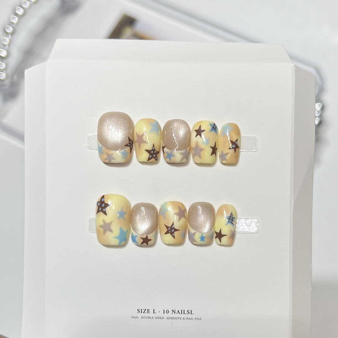 Künstlerisches Sternen-Nagelkunst-Set