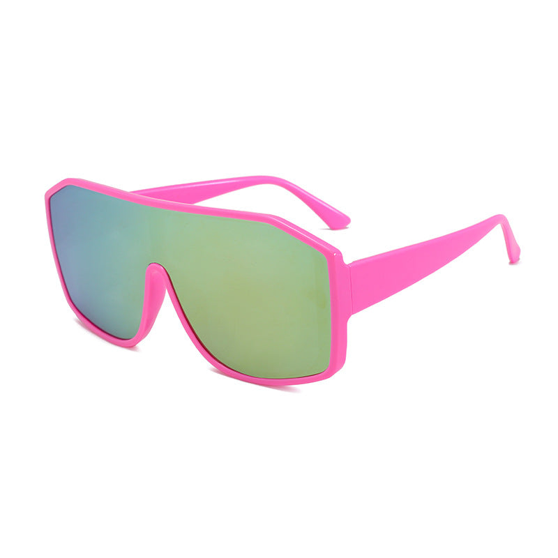 Damen Modische Oversized-Sonnenbrille im futuristischen Design Karnz