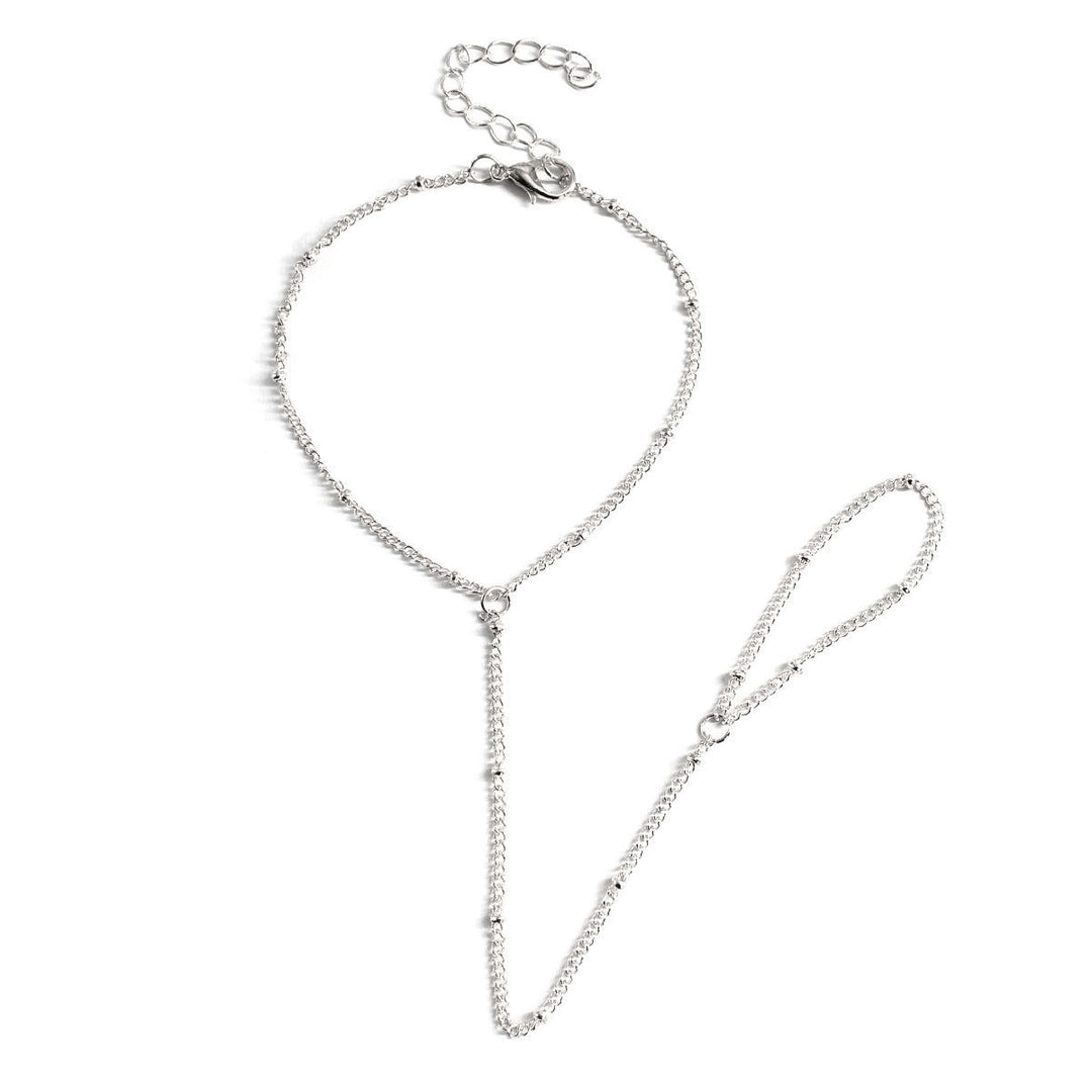 Glamouröse verstellbare Kettenfesselarmband Karnz