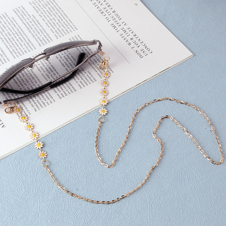 Floral Charm Brillen Kette Karnz
