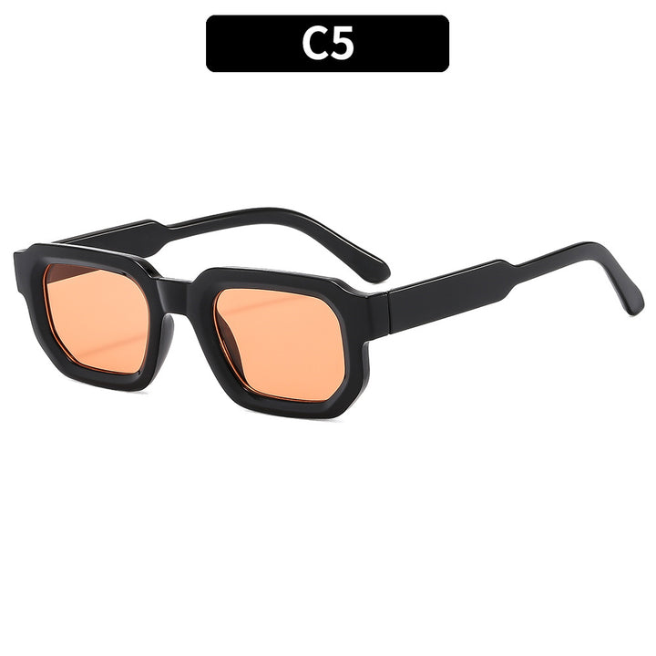 Stylische winkelige geometrische Sonnenbrille