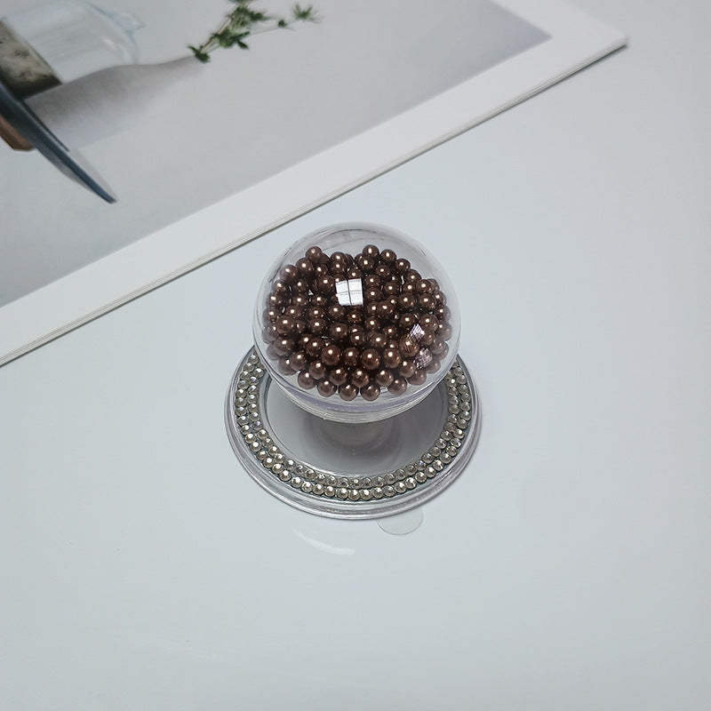 Dekorativer Beaded Kosmetikspiegel Karnz