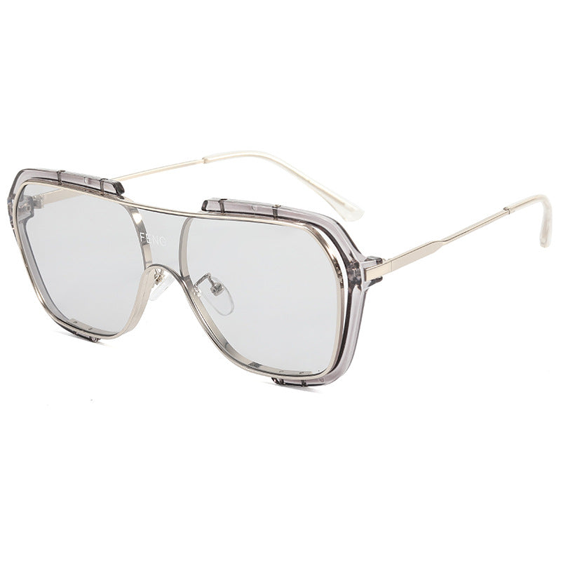 Damen modische Oversized Sonnenbrille Karnz