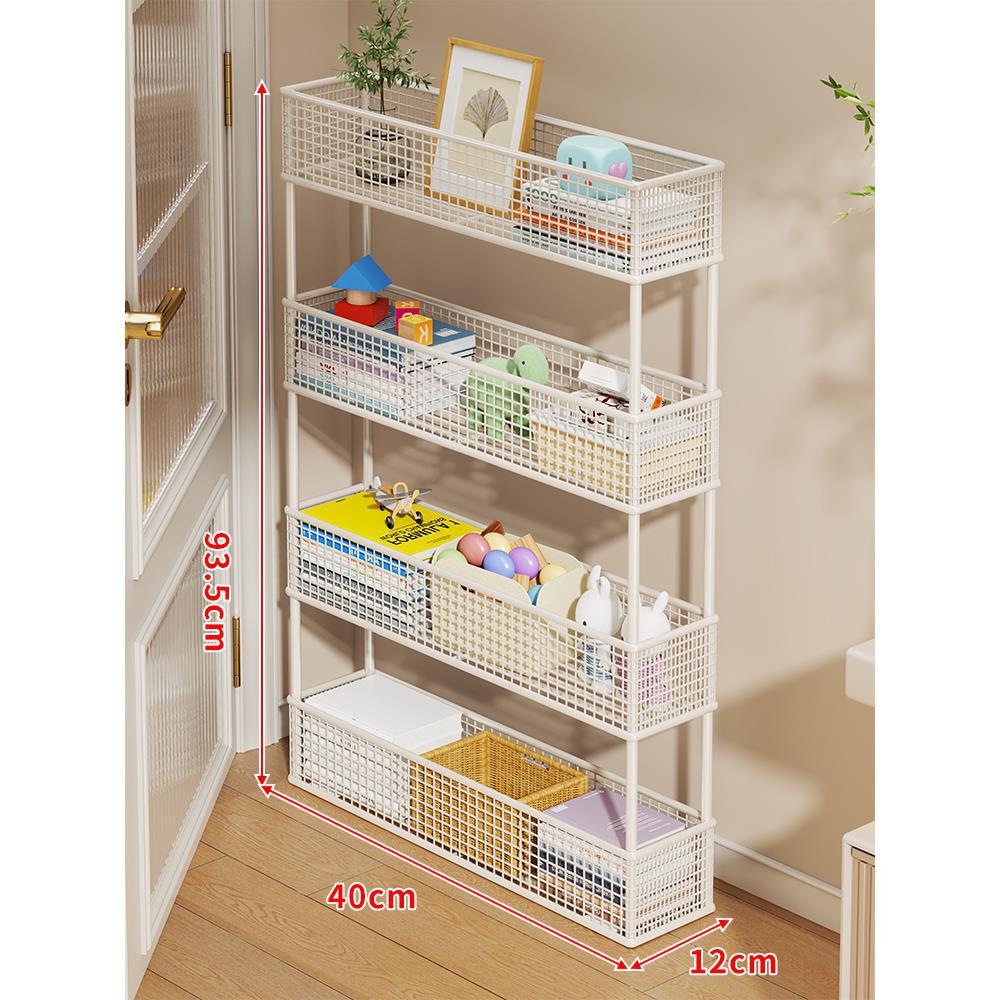 Slim Vertikaler Netzkorb Organizer Regalsystem für enge Räume