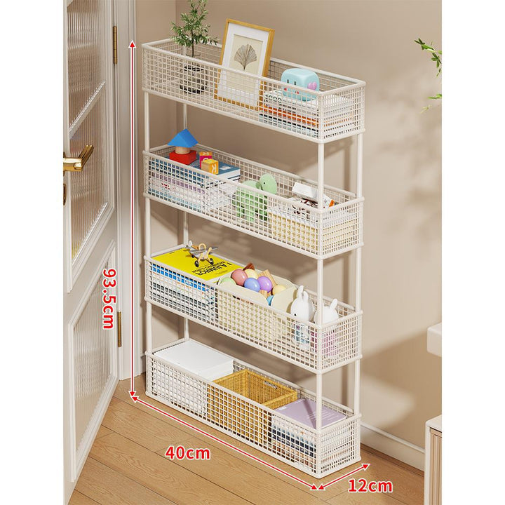 Slim Vertikaler Netzkorb Organizer Regalsystem für enge Räume
