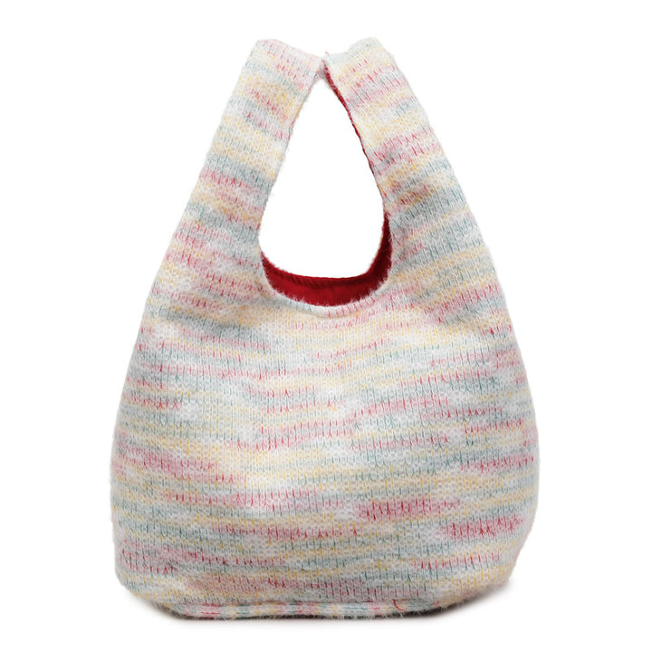 WoPlush Faux Fur Hobo Tasche Karnz