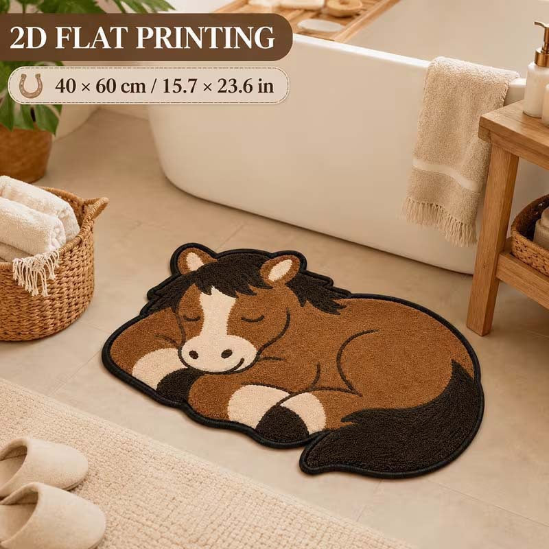 Verspielte Rote Panda Badmatte