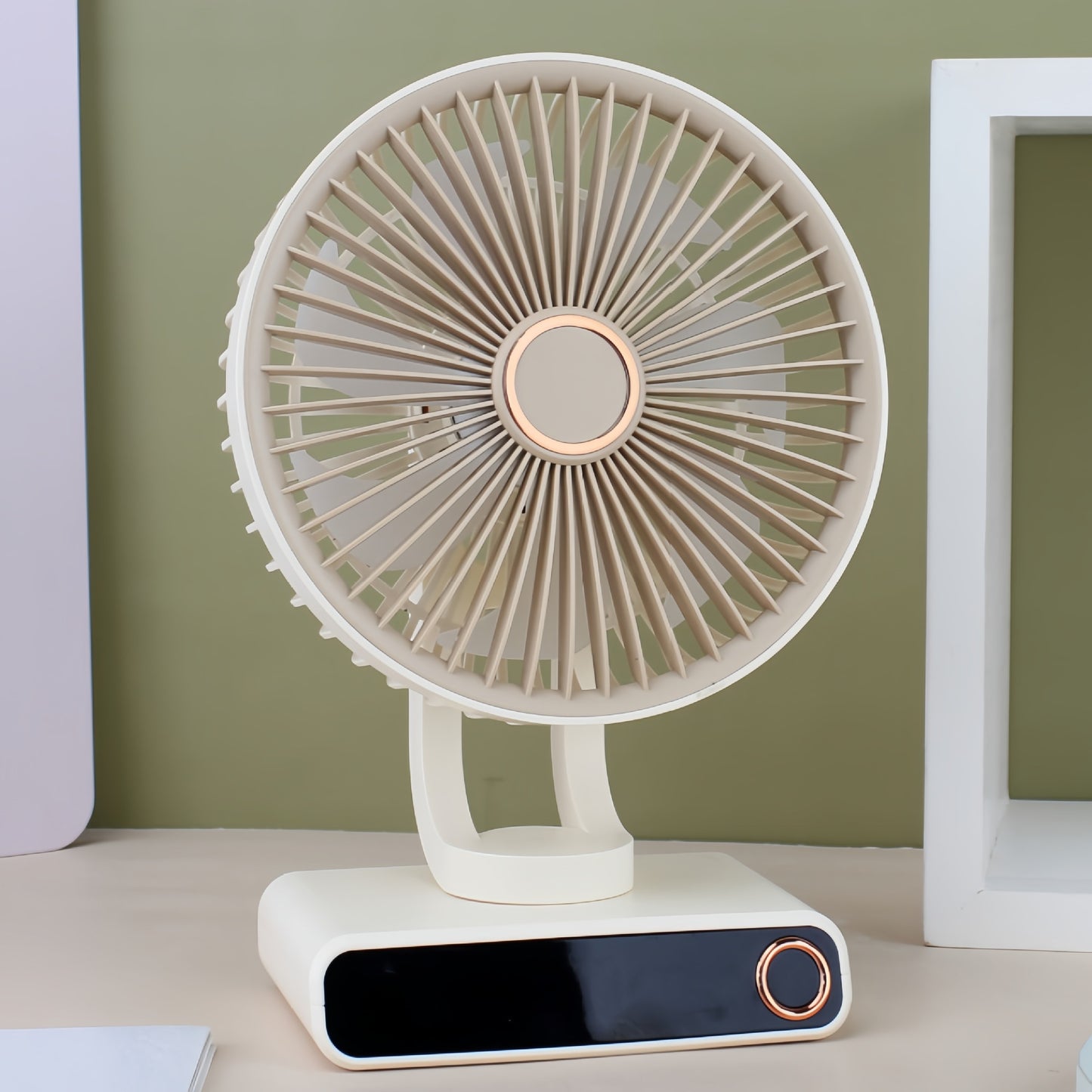 Damen Tragbarer Tischventilator im modernen und kompakten Design Karnz