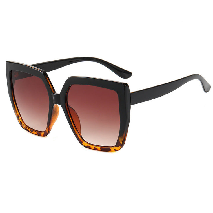 Damen elegante oversized Sonnenbrille mit luxuriösem Rahmen Karnz