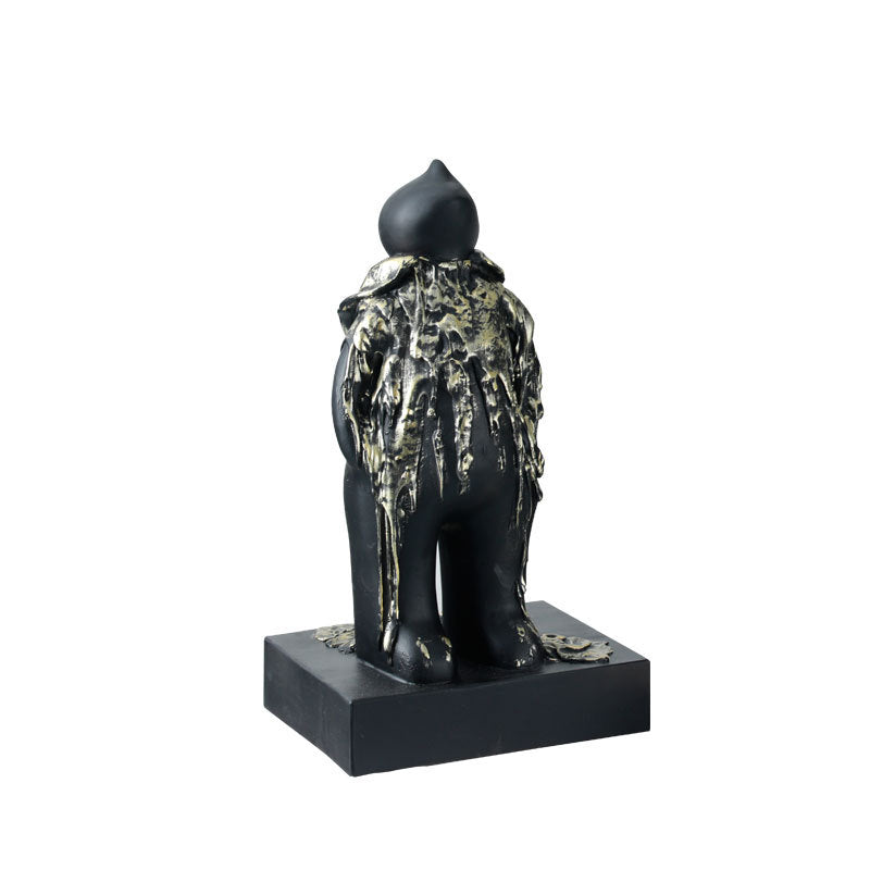 Abstrakte dekorative Flamingo-Skulptur