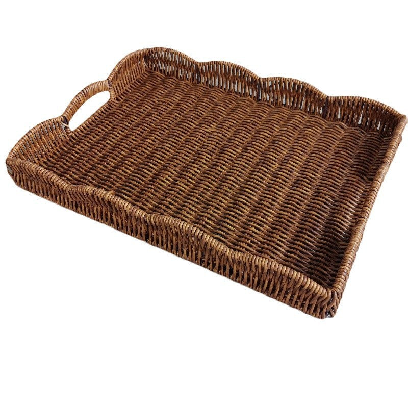 Elegante gewebte Servierplatte Karnz