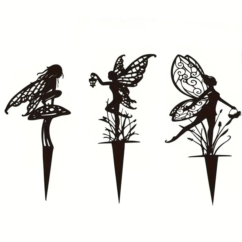 Gartenstecker mit Feenmotiv Karnz