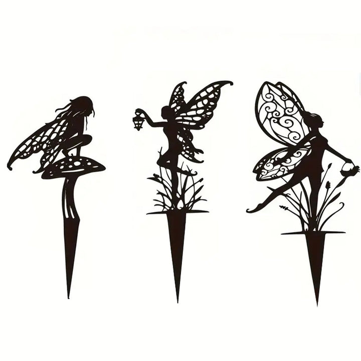 Gartenstecker mit Feenmotiv Karnz