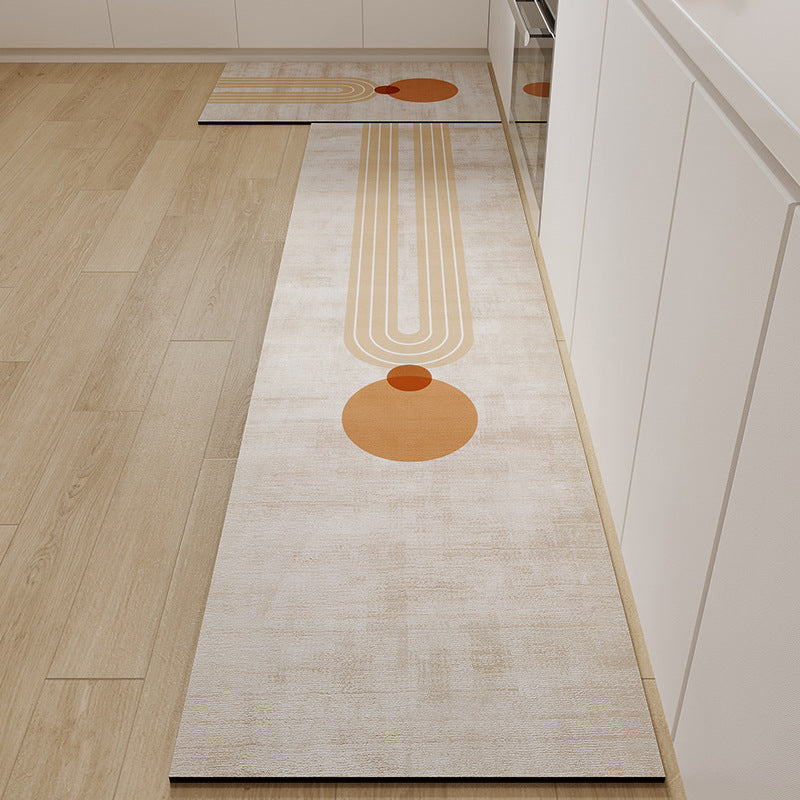 Geometrisch gemusterter Küchenteppich Läufer