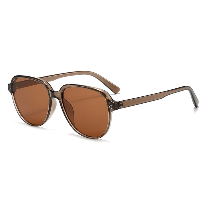 Moderne Quadratische Rahmen Sonnenbrille