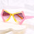 Damen polygonale Sonnenbrille im extravaganten Design Karnz