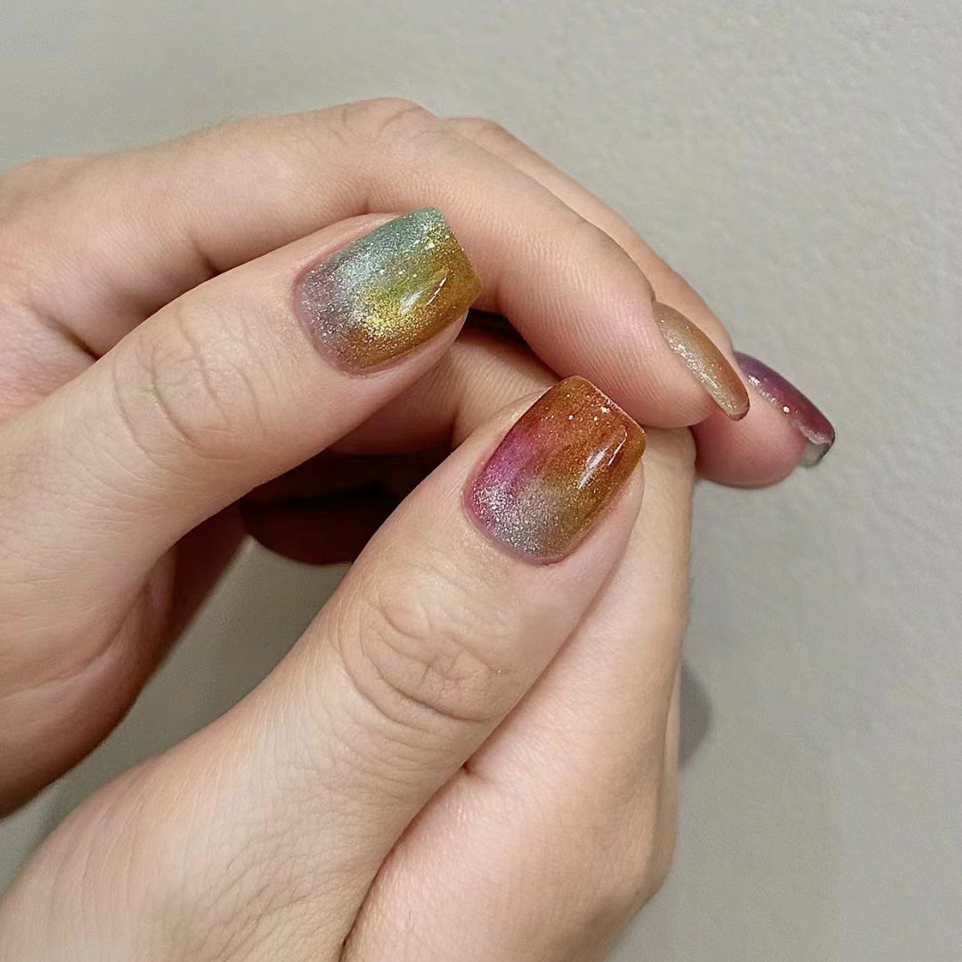 Gradient Shimmer Press-On Nägel Karnz