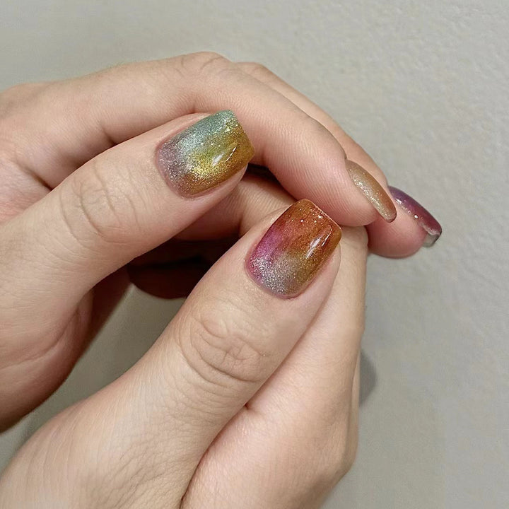 Gradient Shimmer Press-On Nägel Karnz