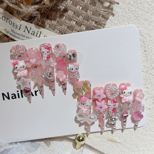 Niedliches Charakter-Themen-Nagelkunst-Set