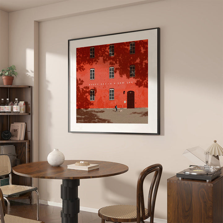 Rahmen inspirierende Wandkunst Druck