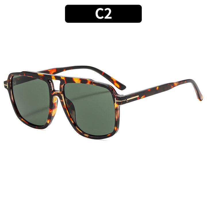 Elegante Übergroße Quadratische Sonnenbrille