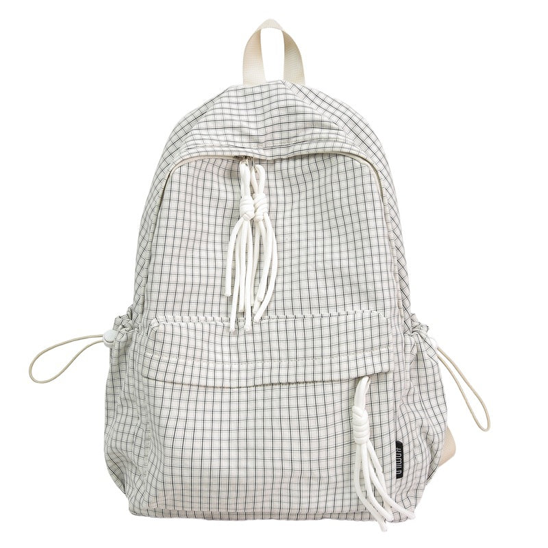 Gittermuster-Alltagsrucksack