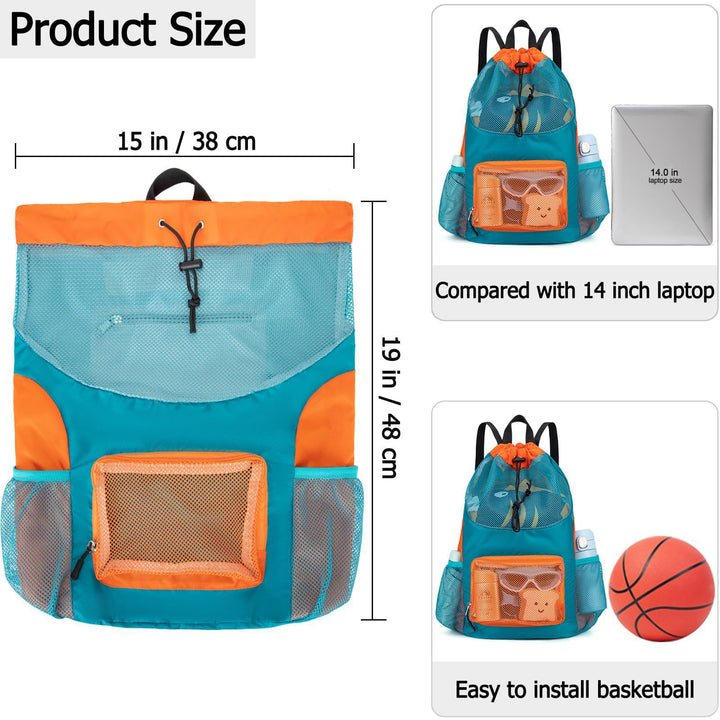 Sportliche Netz-Rucksack Karnz
