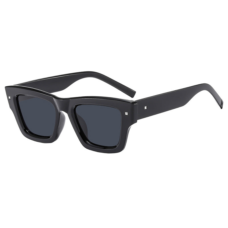 Damen trendige Sonnenbrille mit quadratischem Rahmen und UV-Schutz Karnz