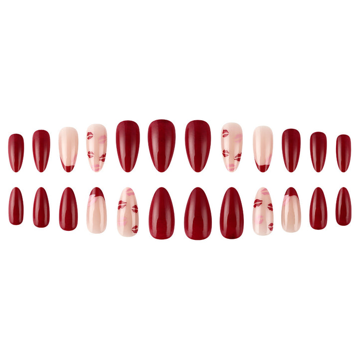 Kiss-verschönertes Press-On-Nagelset Karnz