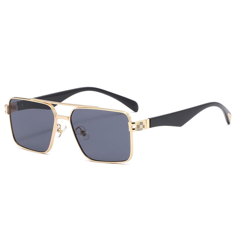 Damen Designer-Sonnenbrille mit extravagantem Metallrahmen Karnz