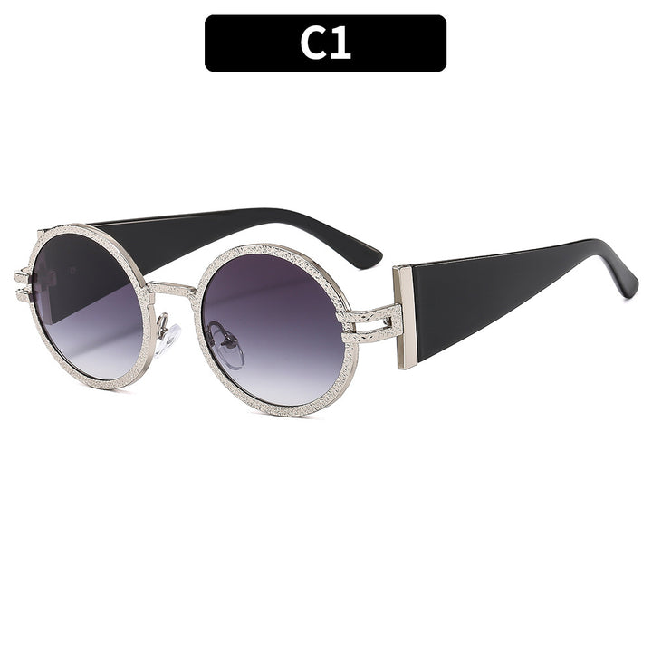 Elegante dekorative runde Rahmen-Sonnenbrille