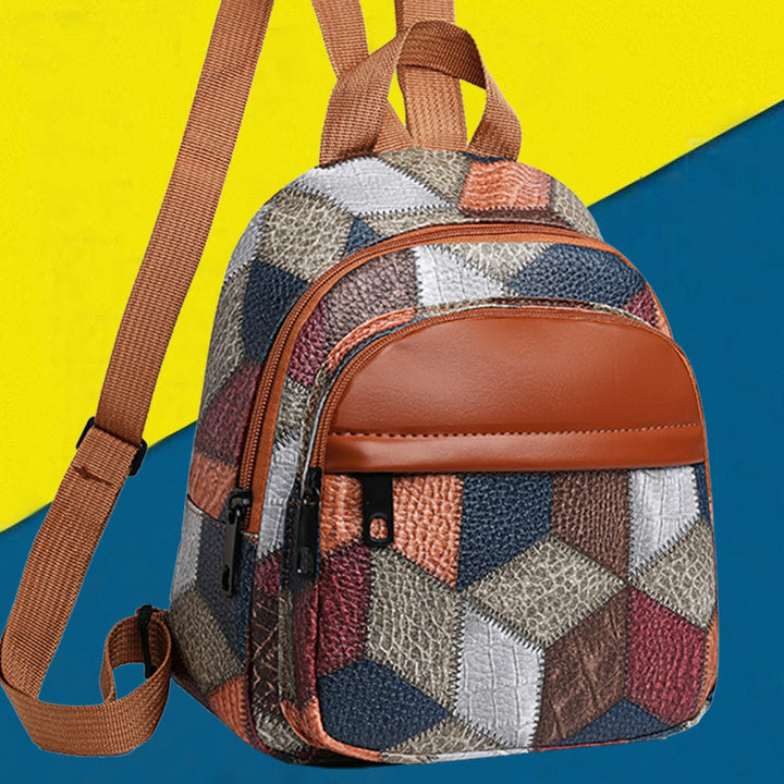 Geometrisches Muster Mini Rucksack Karnz