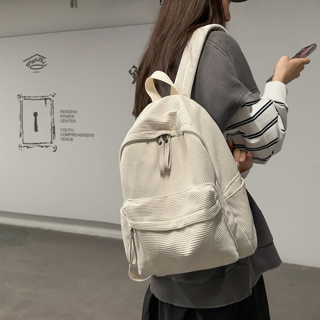 Texturiert Stoff Freizeit Rucksack Karnz
