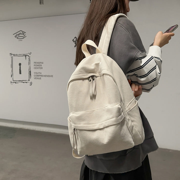 Texturiert Stoff Freizeit Rucksack Karnz