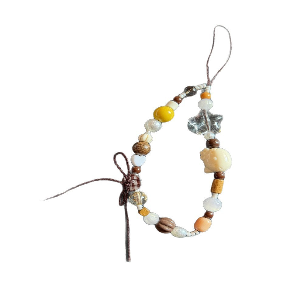 Handgefertigter Perlen-Charm-Brillenhalter Karnz