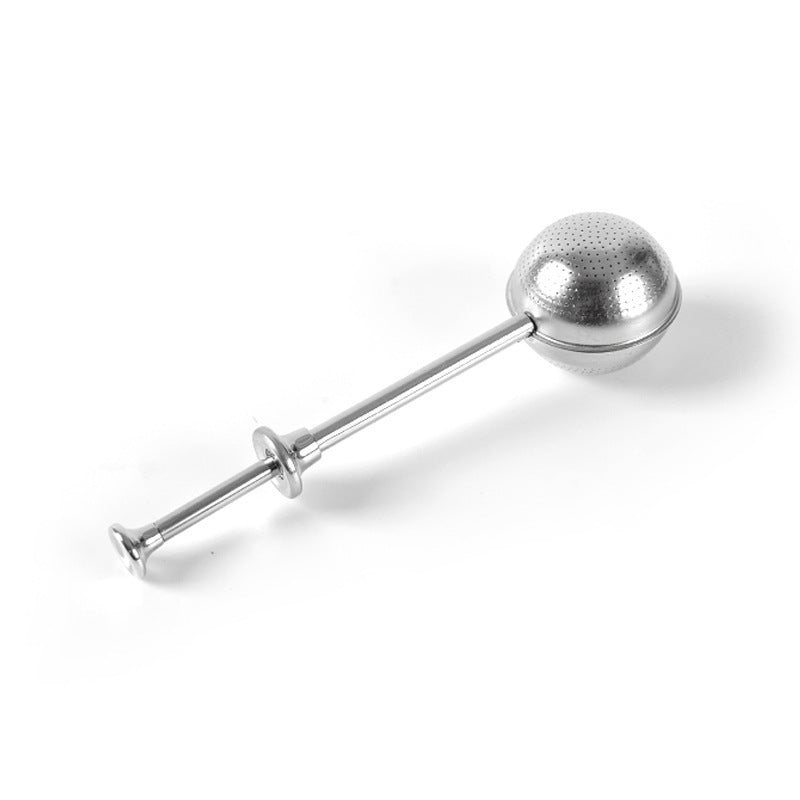 Edelstahl Tee-Ei mit Verlängertem Griff Karnz