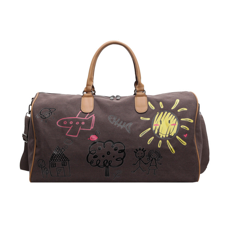 Kreative bedruckte Wochenend-Duffle-Tasche