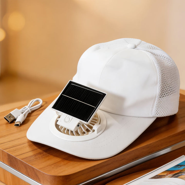 Unisex Kühlungs-Hut mit integriertem Solarlüfter Karnz