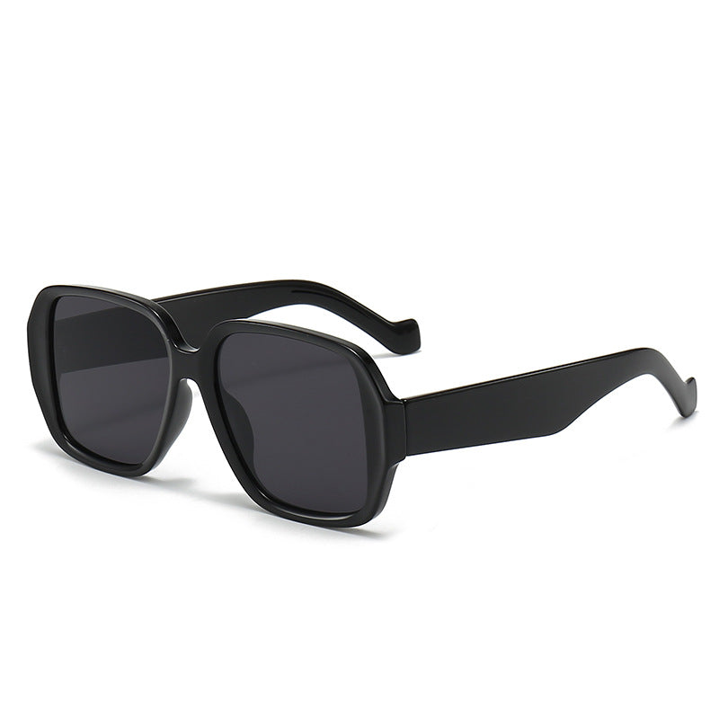 Damen Geometrische Sonnenbrille mit breitem Rahmen Karnz