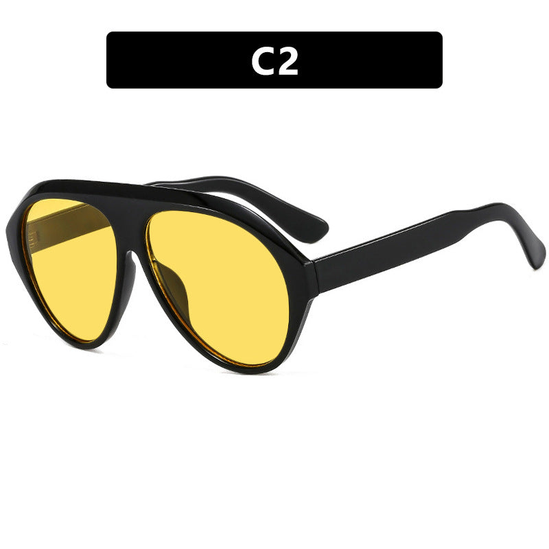 Damen sportliche Sonnenbrille mit innovativem Rahmen Karnz