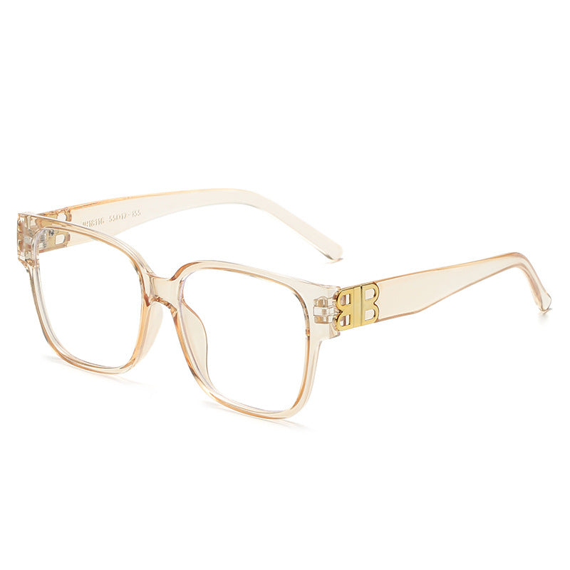 Damen modische quadratische Sonnenbrille mit elegantem Logo Karnz