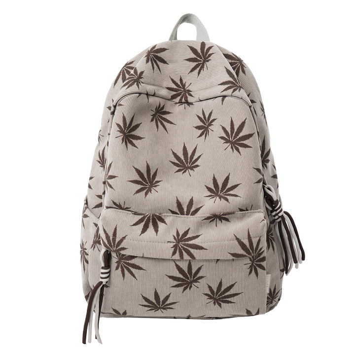 Stylische Blattmuster-Rucksack Karnz