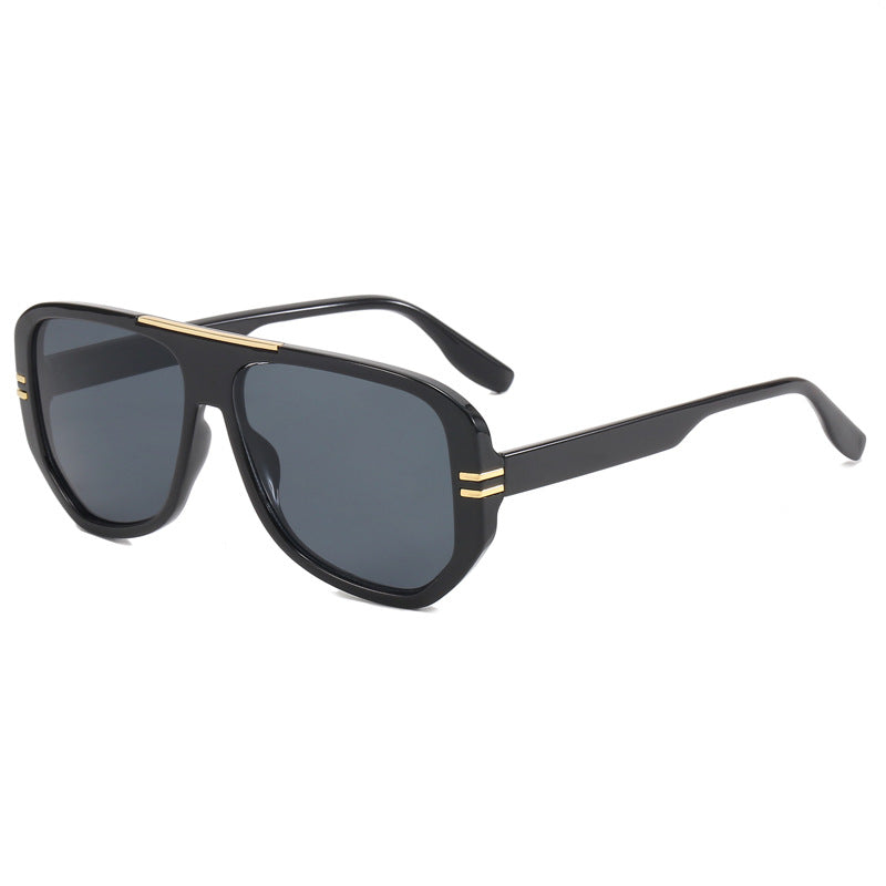 Damen Oversize-Sonnenbrille mit Designer-Rahmen Karnz
