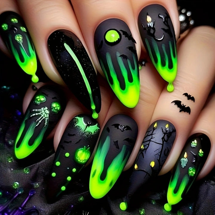 Halloween-Themen Nagelkunst