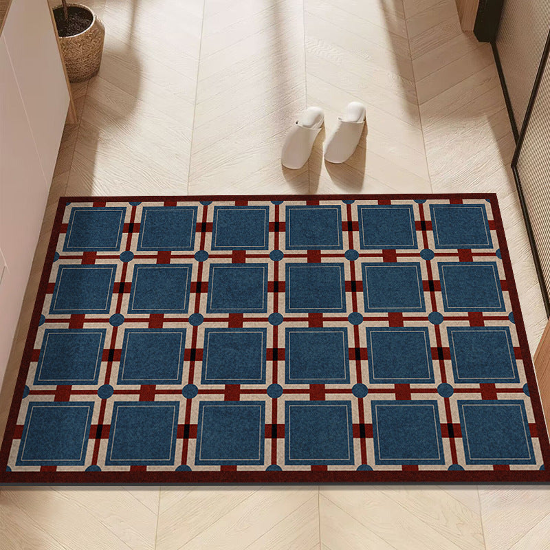 Moderner geometrischer Musterteppich