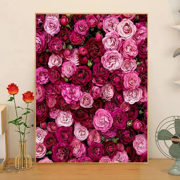 Florale Anordnung Leinwandkunst Karnz